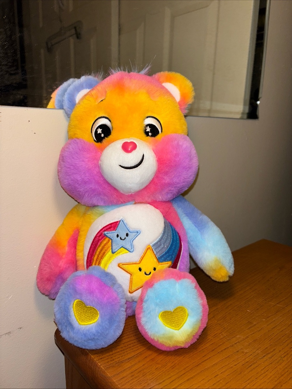 Care Bears Rainbow Star Plush - Yellow Pink Blue Purple